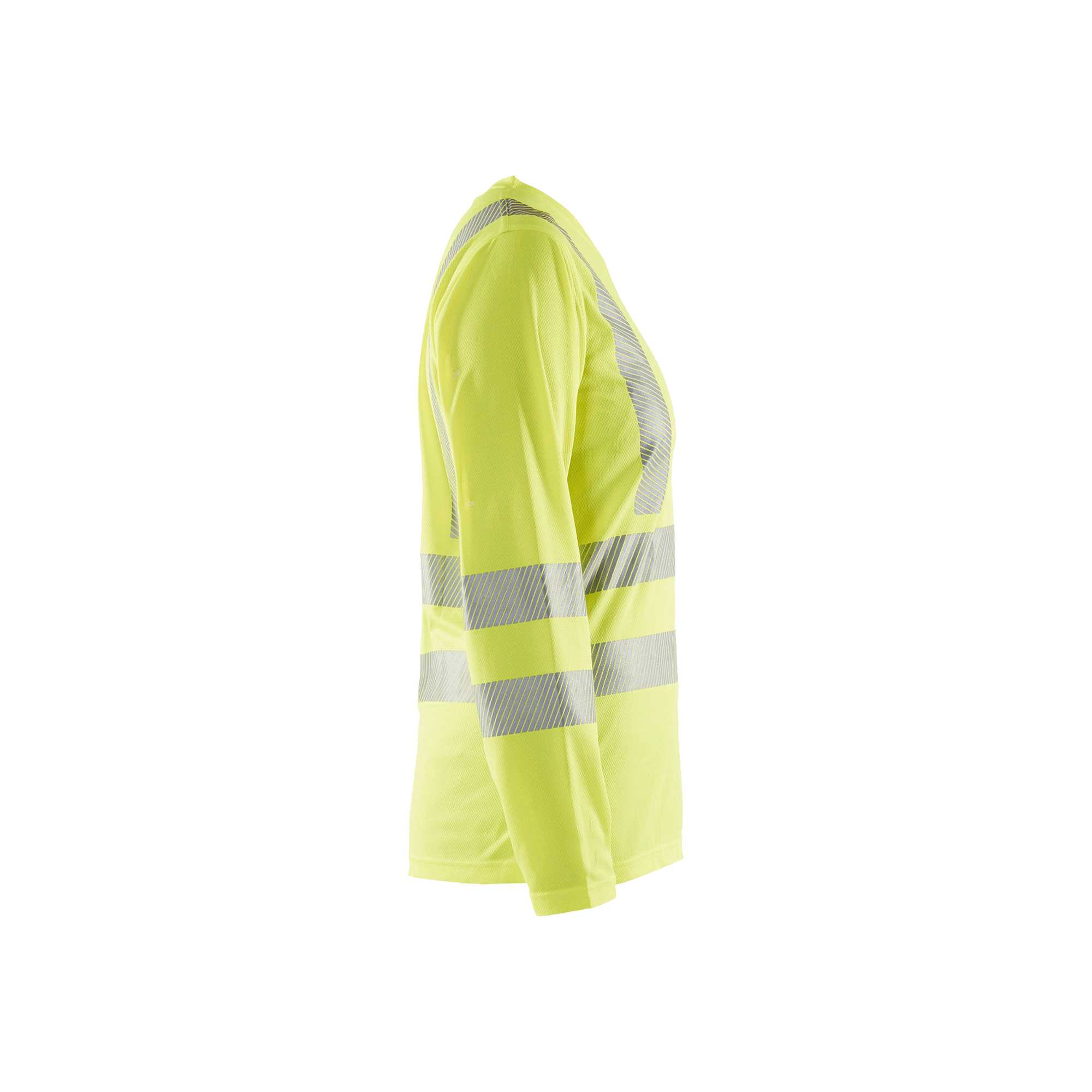BLAKLADER 34851013 Women's Hi Vis t shirt long sleeve Hi Vis Reflective Long Sleeve Work T-Shirt WOMEN - 100% Polyester