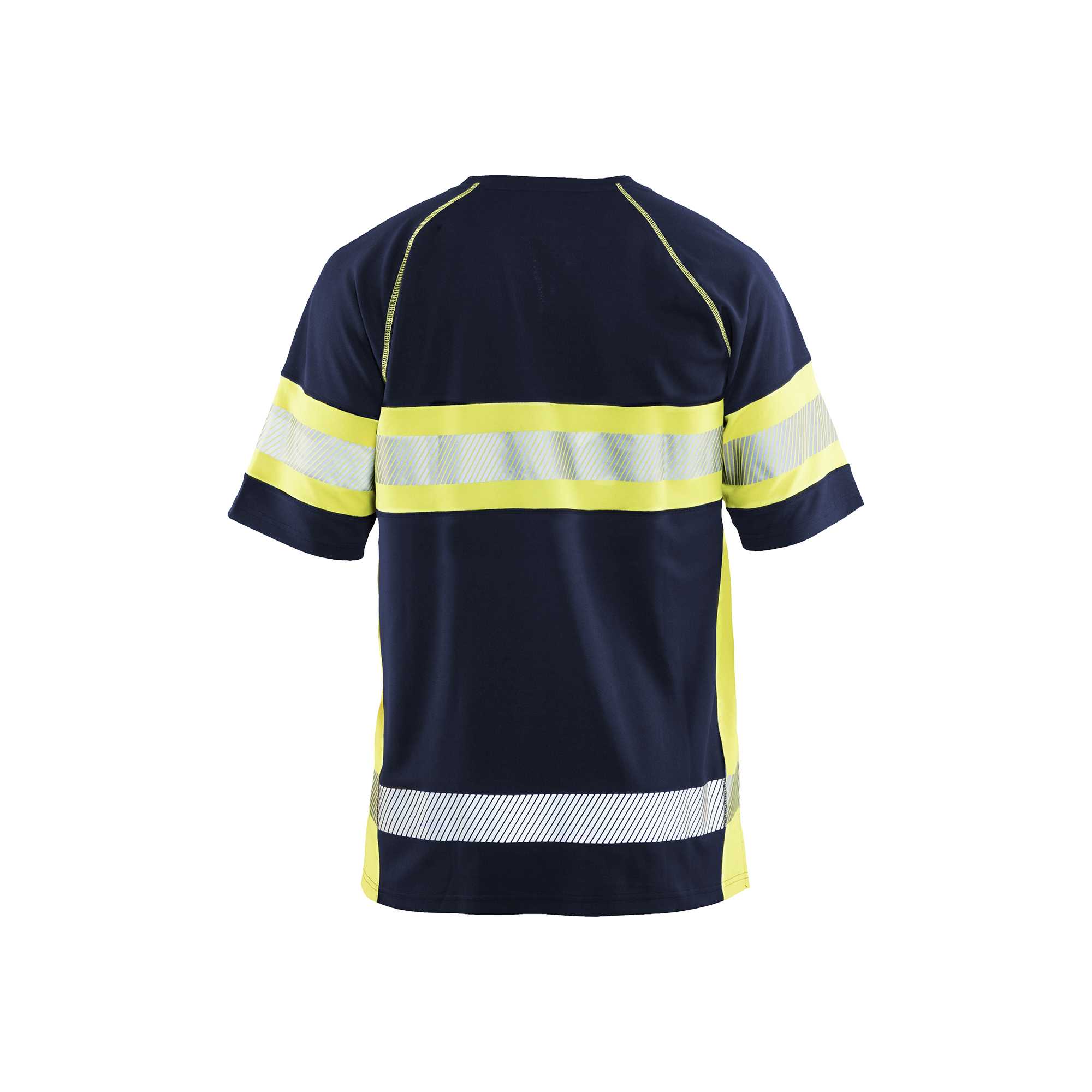 BLAKLADER 33371051 HI VIS T SHIRT Hi Vis Reflective Short Sleeve Work T-Shirt MEN - 100% Polyester