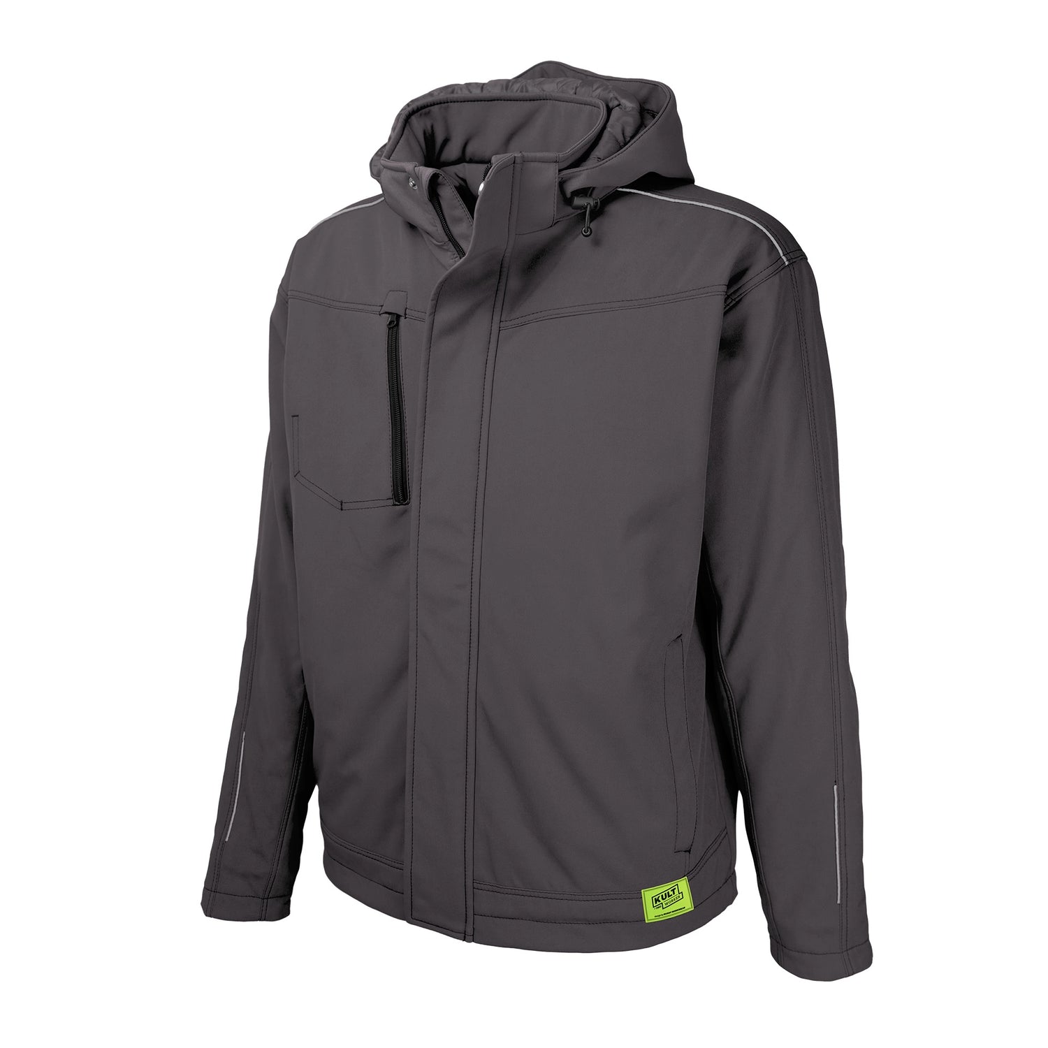 TMG Kult Worker Softshell winter jacket grey - KW-230050_Winterjacke_anthrazit_halbvorne_1920x1920