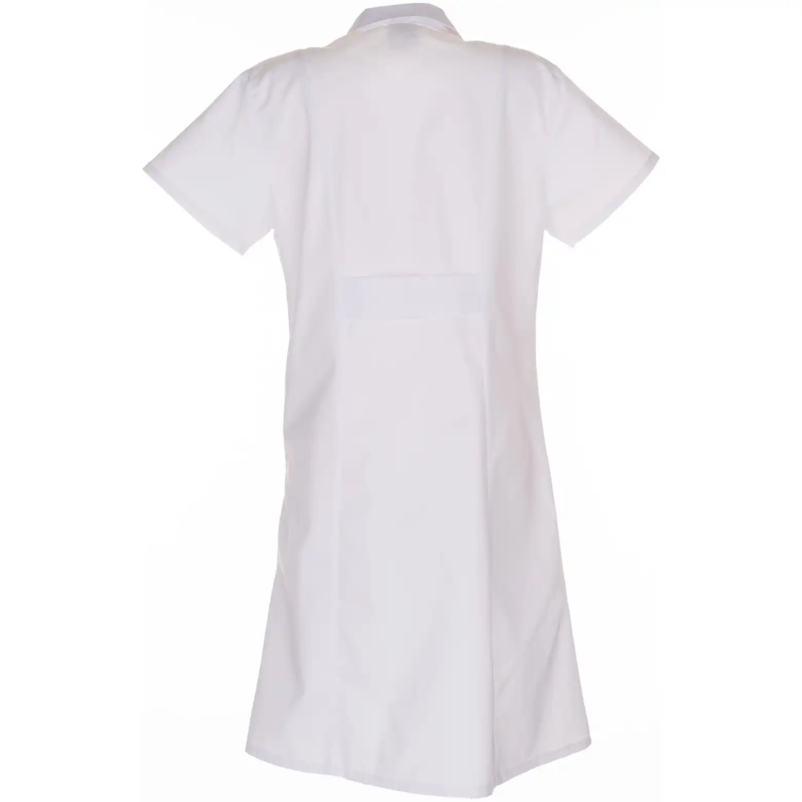 Planam Damen Mantel Baumwolle 1/4-Arm reinweiß 36 reinweiß - Produktbild ohne Model