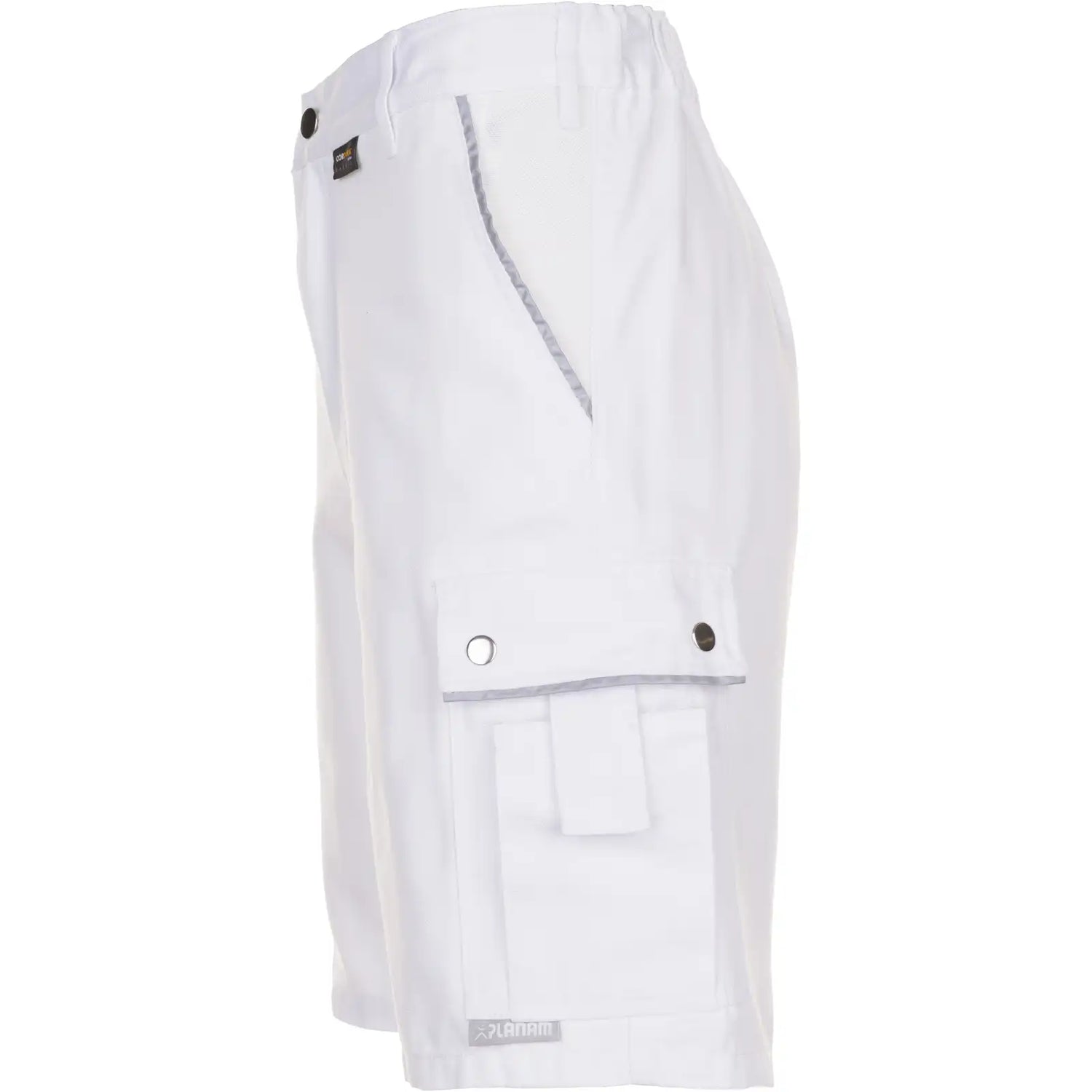 Planam Canvas 320 Shorts reinweiß/reinweiß S reinweiß/reinweiß - Produktbild ohne Model