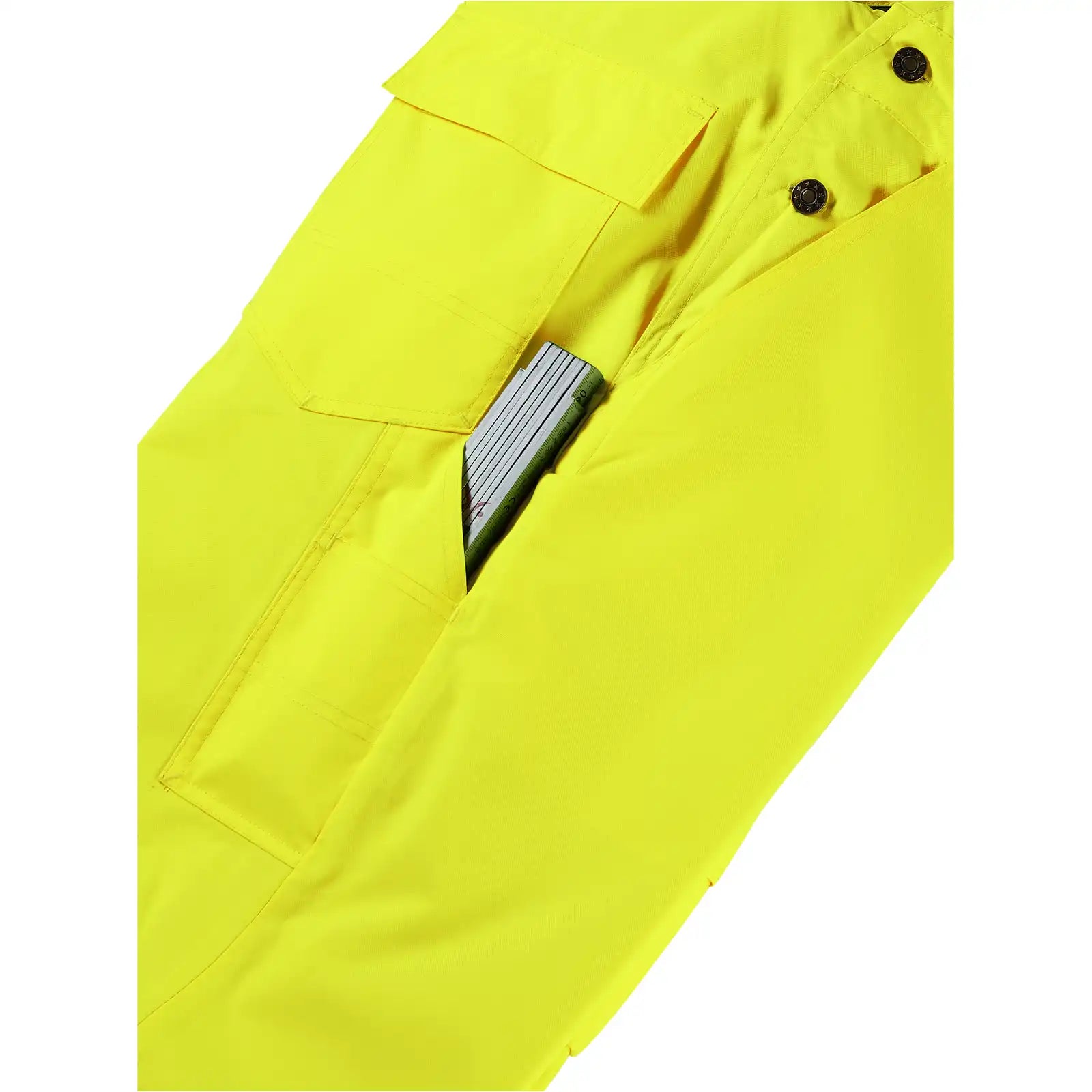 Planam Warnschutz Regenlatzhose gelb/marine 4XL gelb/marine - Extra Detailbild