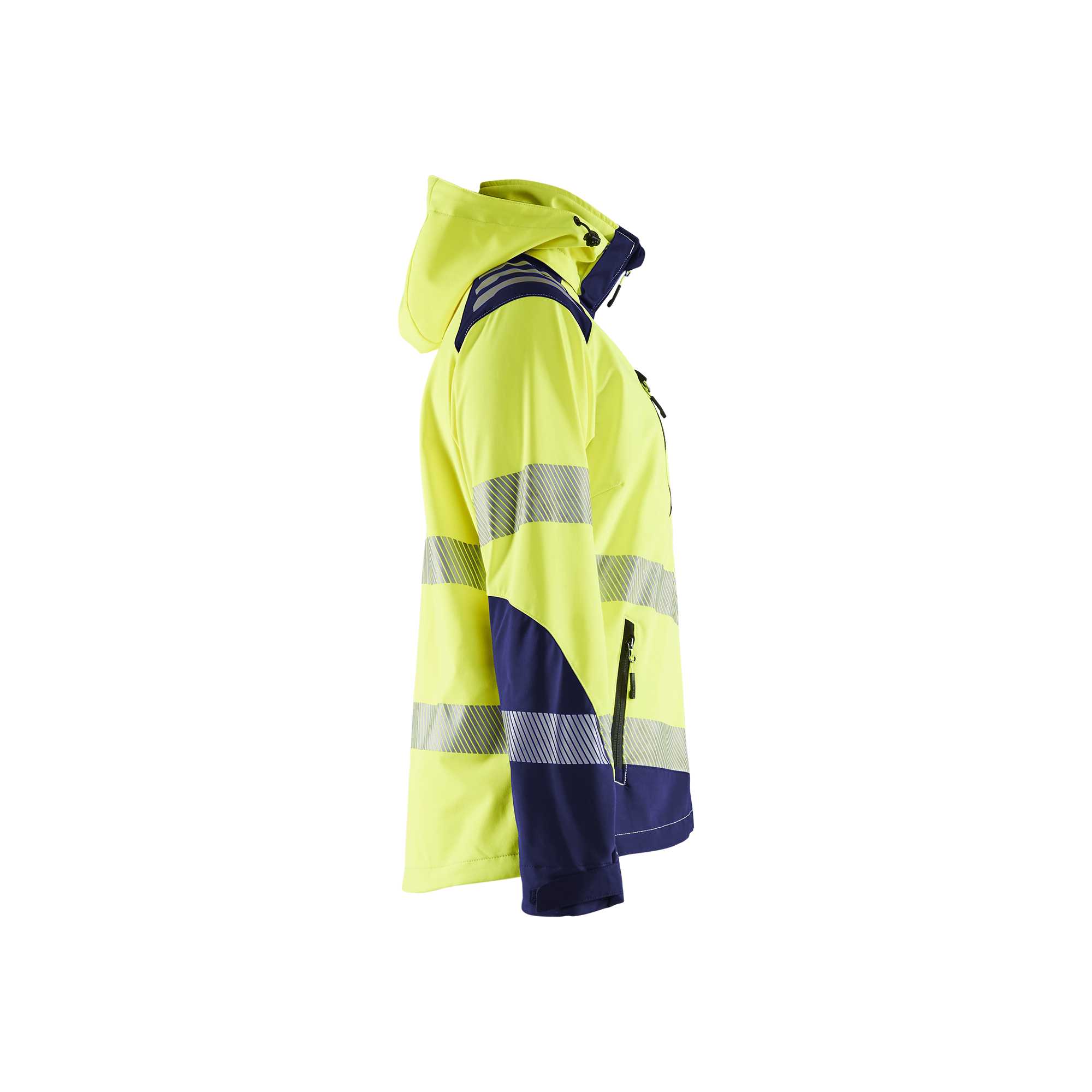 BLAKLADER 47912513 Women's Hi Vis Softshell Jacket Hi Vis Reflective Softshell Work Jacket WOMEN - Waterproof
