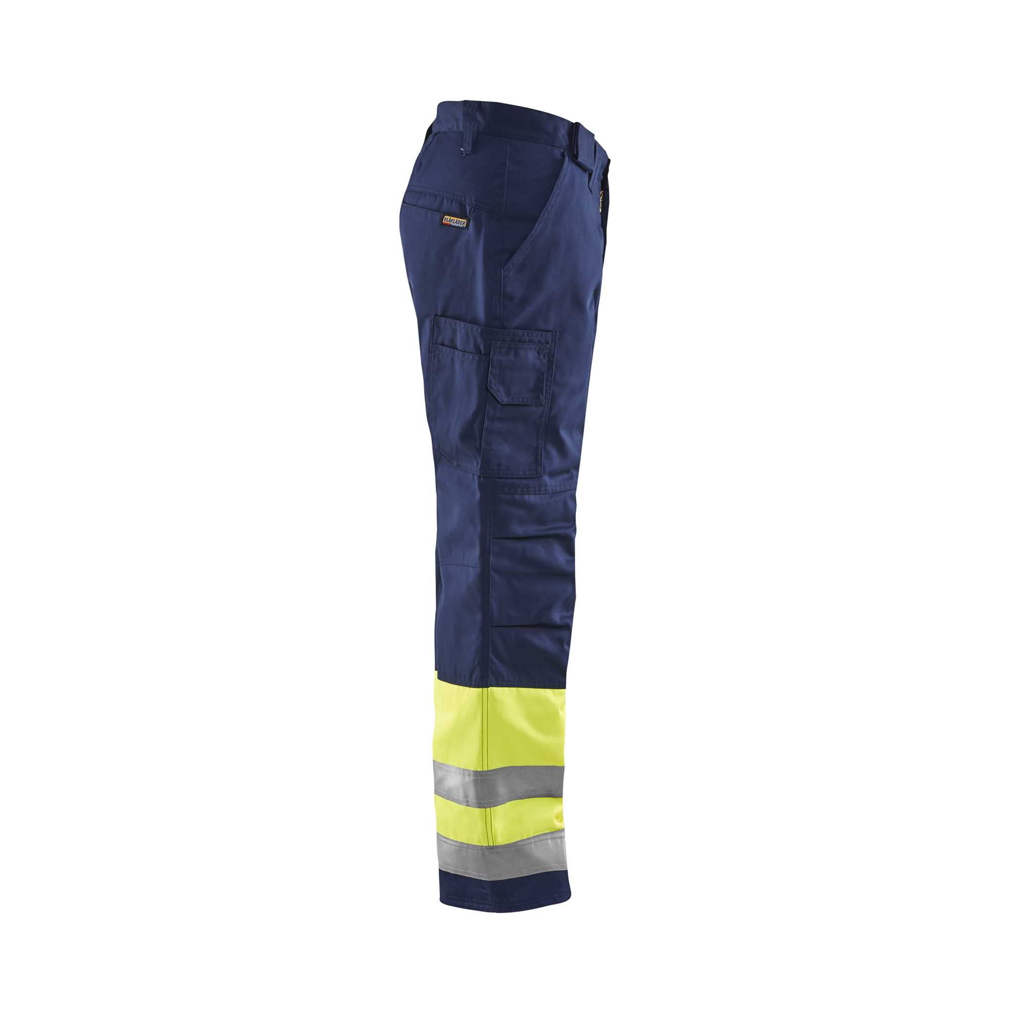 BLAKLADER 18621811 | Hi Vis Winter Trousers Hi Vis Reflective Work Trousers Men - Insulated Lining