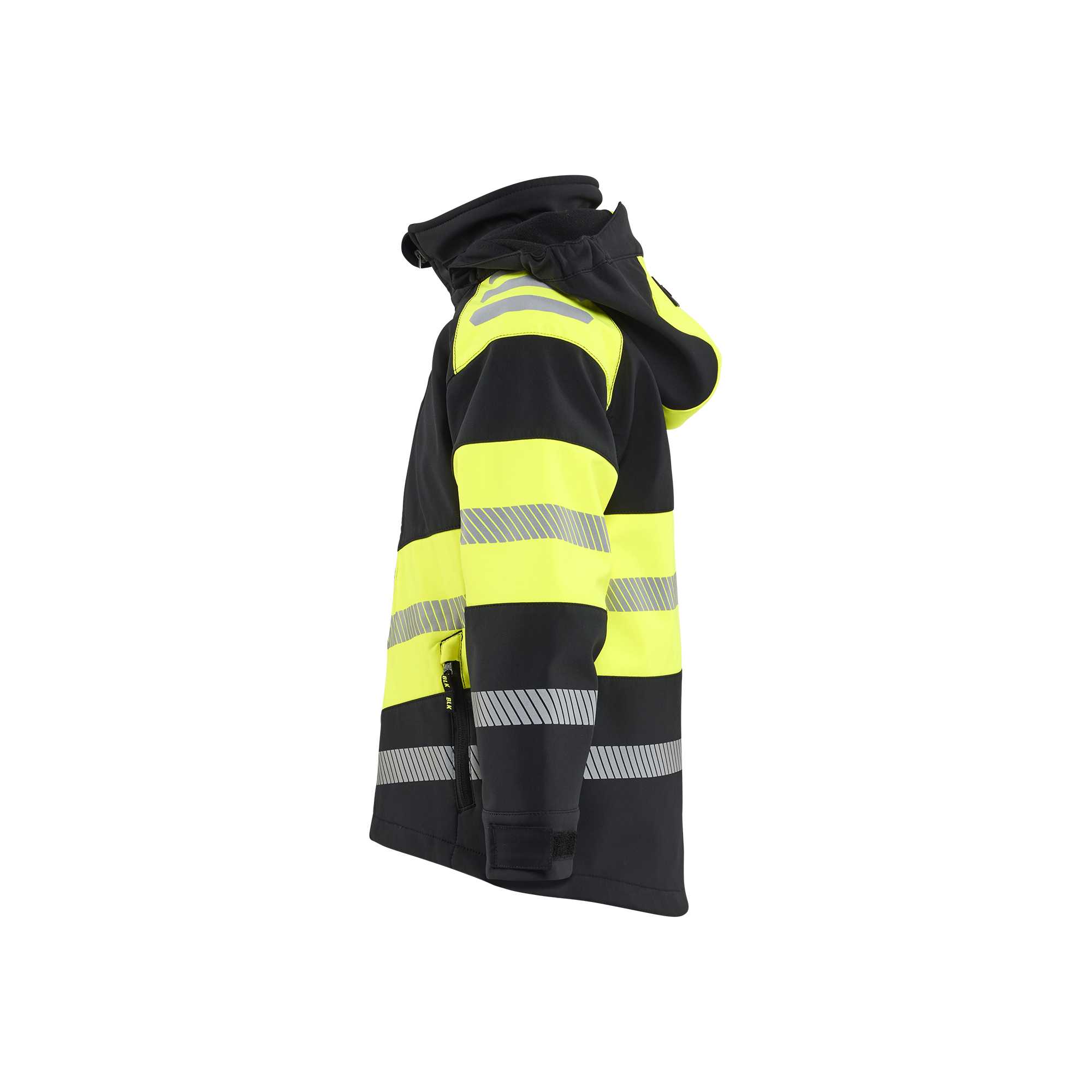 BLAKLADER 52112513 Children’s Softshell Jacket Hi Vis Reflective Softshell Work Jacket MEN - Waterproof