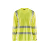 BLAKLADER 33851013 Hi Vis UV Long sleeved T shirt Hi Vis Reflective Long Sleeve Work T-Shirt MEN - 100% Polyester