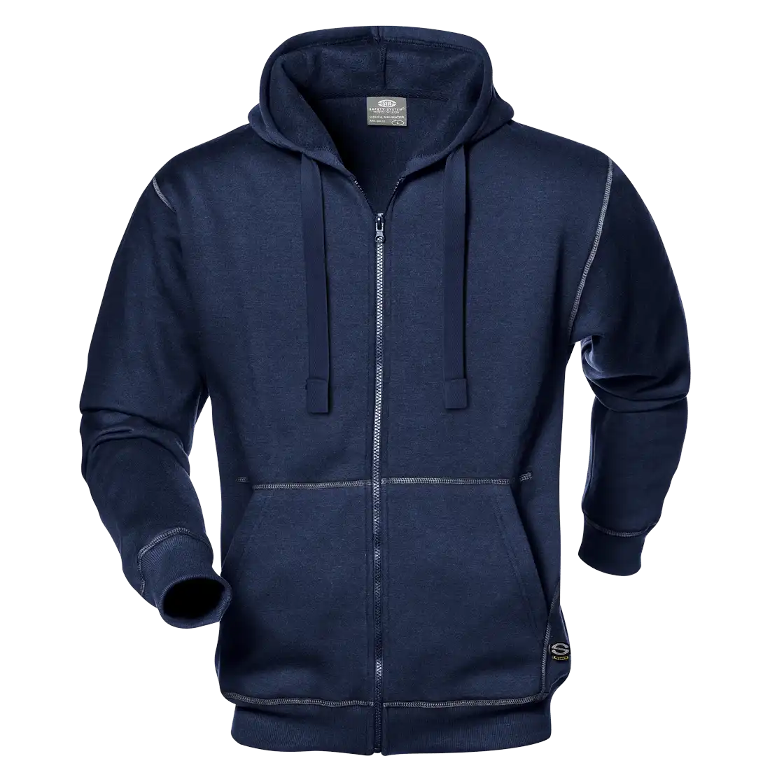 KANGOO SWEATSHIRT - Full-Length Zipper - Hood with Drawstring - Elastic Knitted Cuffs - Image 1
