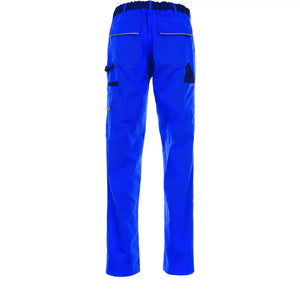 Planam Highline Damen Bundhose kornblumenblau/marine/zink 34 kornblumenblau/marine/zink - Produktbild ohne Model