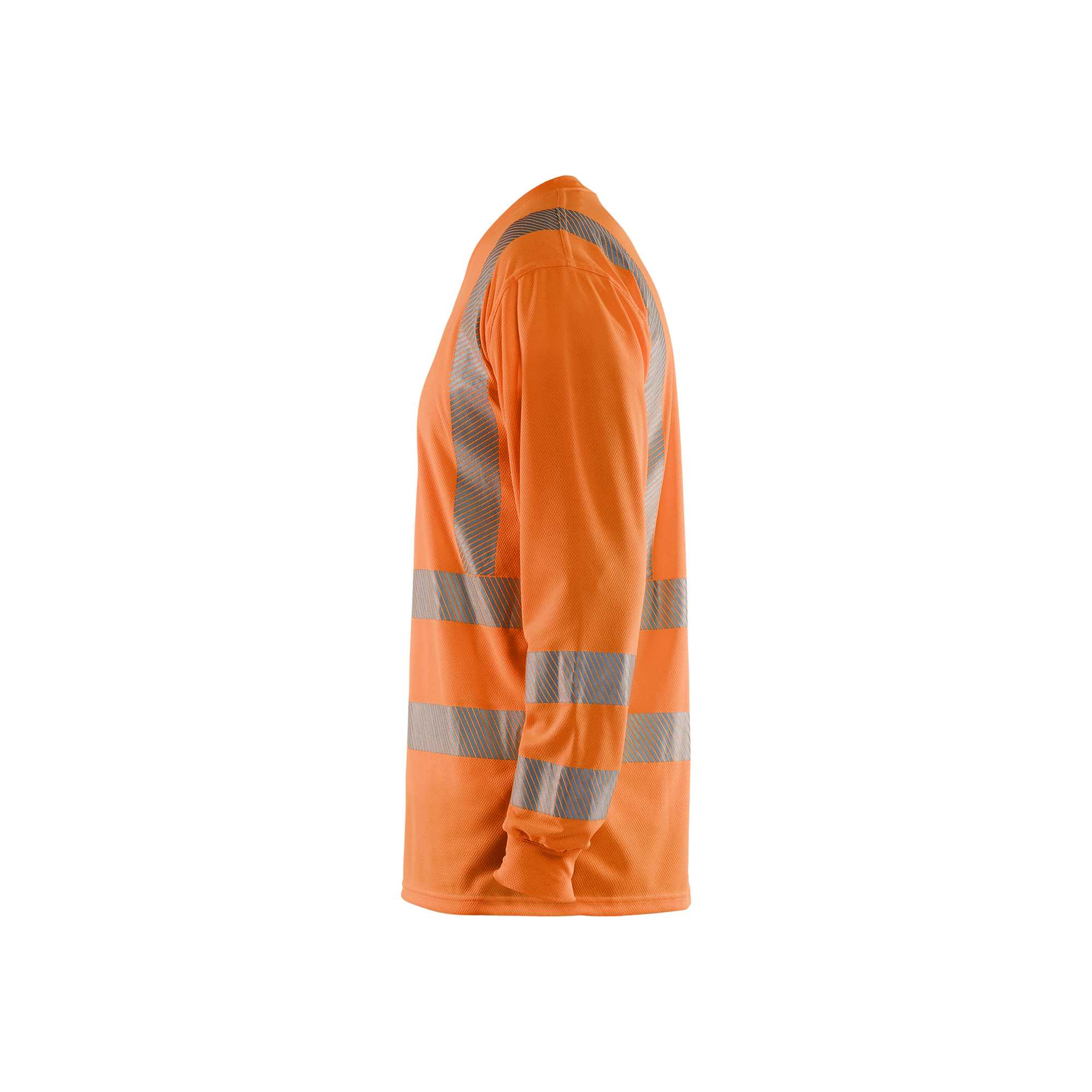 BLAKLADER 33851013 Hi Vis UV Long sleeved T shirt Hi Vis Reflective Long Sleeve Work T-Shirt MEN - 100% Polyester