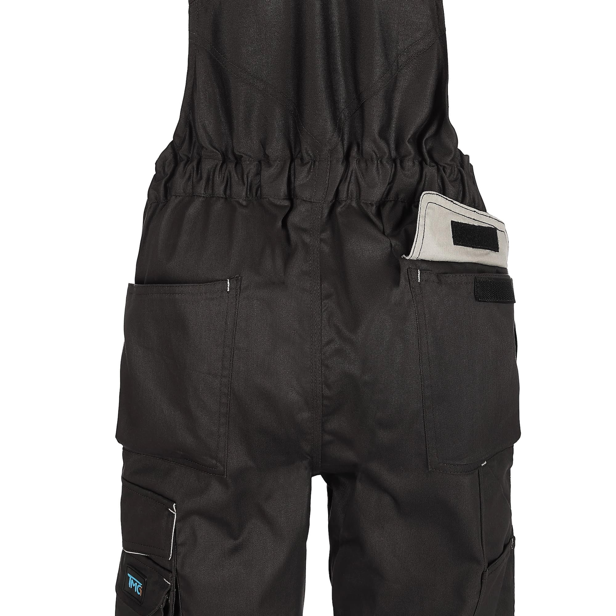 TMG Finesse Work dungarees grey - Finesse BIB Trouser-grey-08-V2