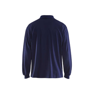 BLAKLADER 33741726 Flame resistant long sleeved polo Long Sleeve Work Polo MEN - Flame Retardant