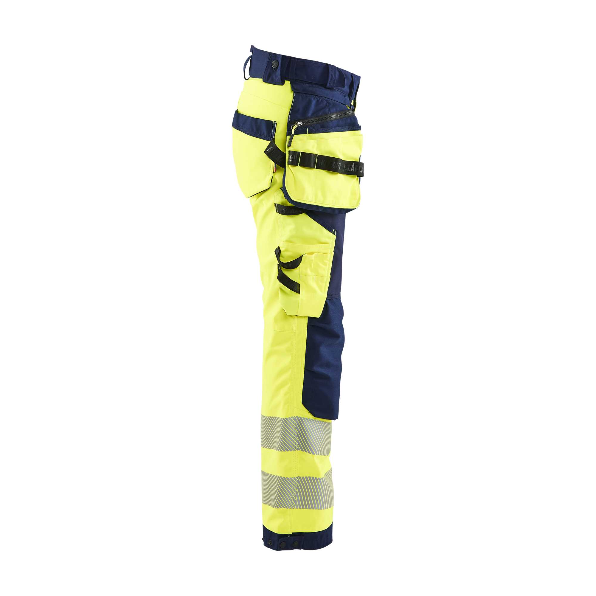 BLAKLADER 71182513 | Women's Hi Vis softshell trousers Hi Vis Reflective Work Trousers Women - Waterproof