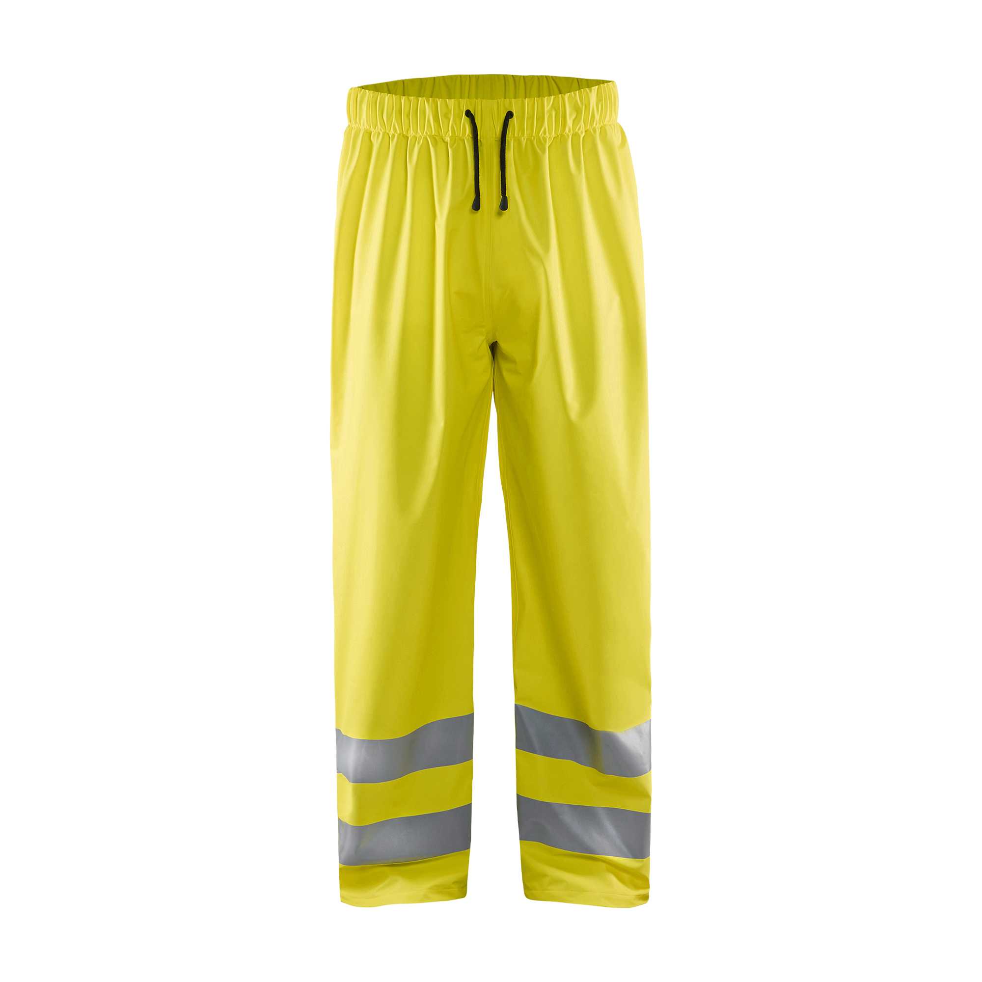 BLAKLADER 13842000 Rain Trousers Hi Vis LEVEL 1 Hi Vis Reflective Work Trousers Men - waterproof