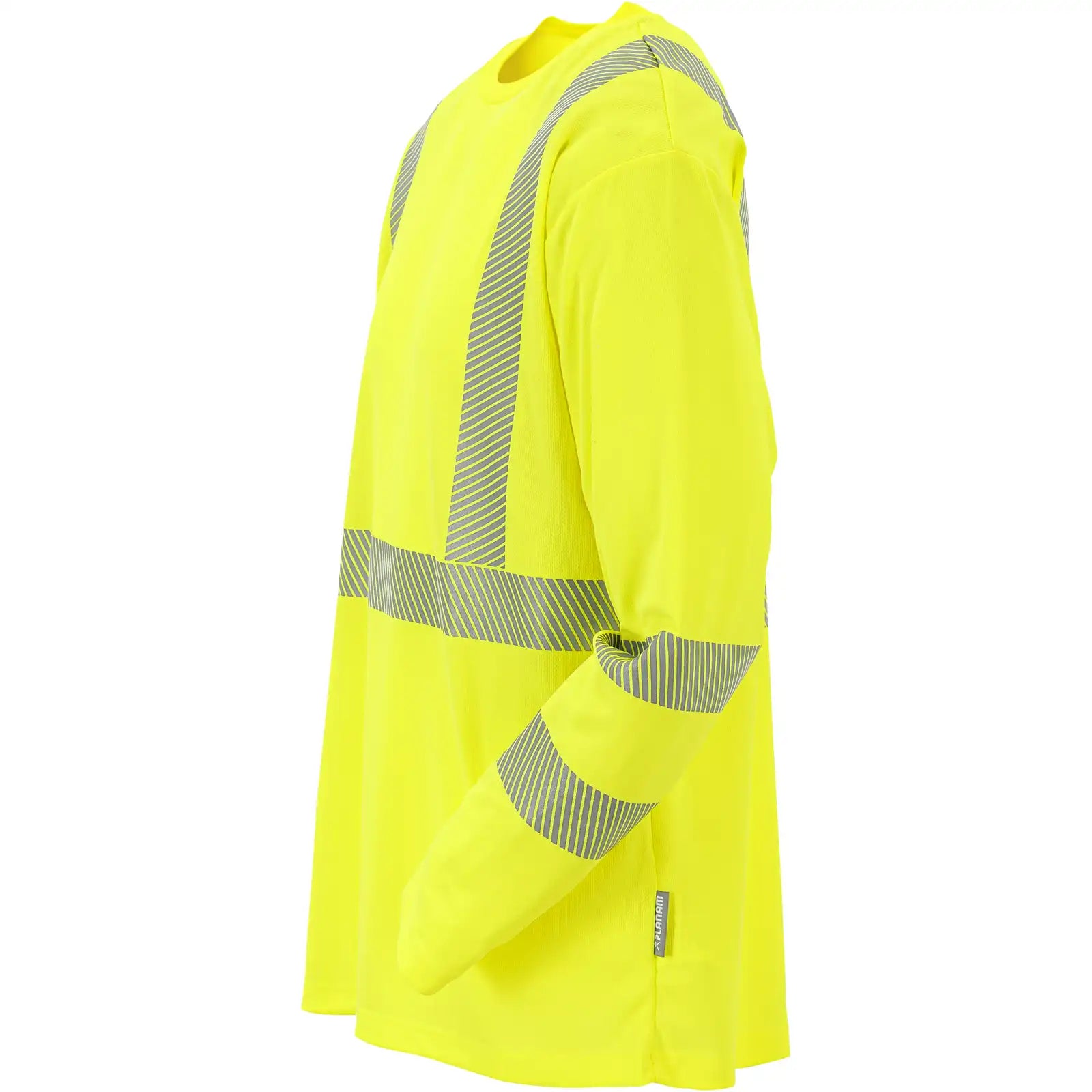 Planam Norit Warnschutz T-Shirt langarm gelb  XS gelb - Produktbild ohne Model