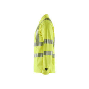 BLAKLADER 34391726 Multinorm long sleeved Polo Hi Vis Reflective Long Sleeve Work Polo MEN - Flame Retardant