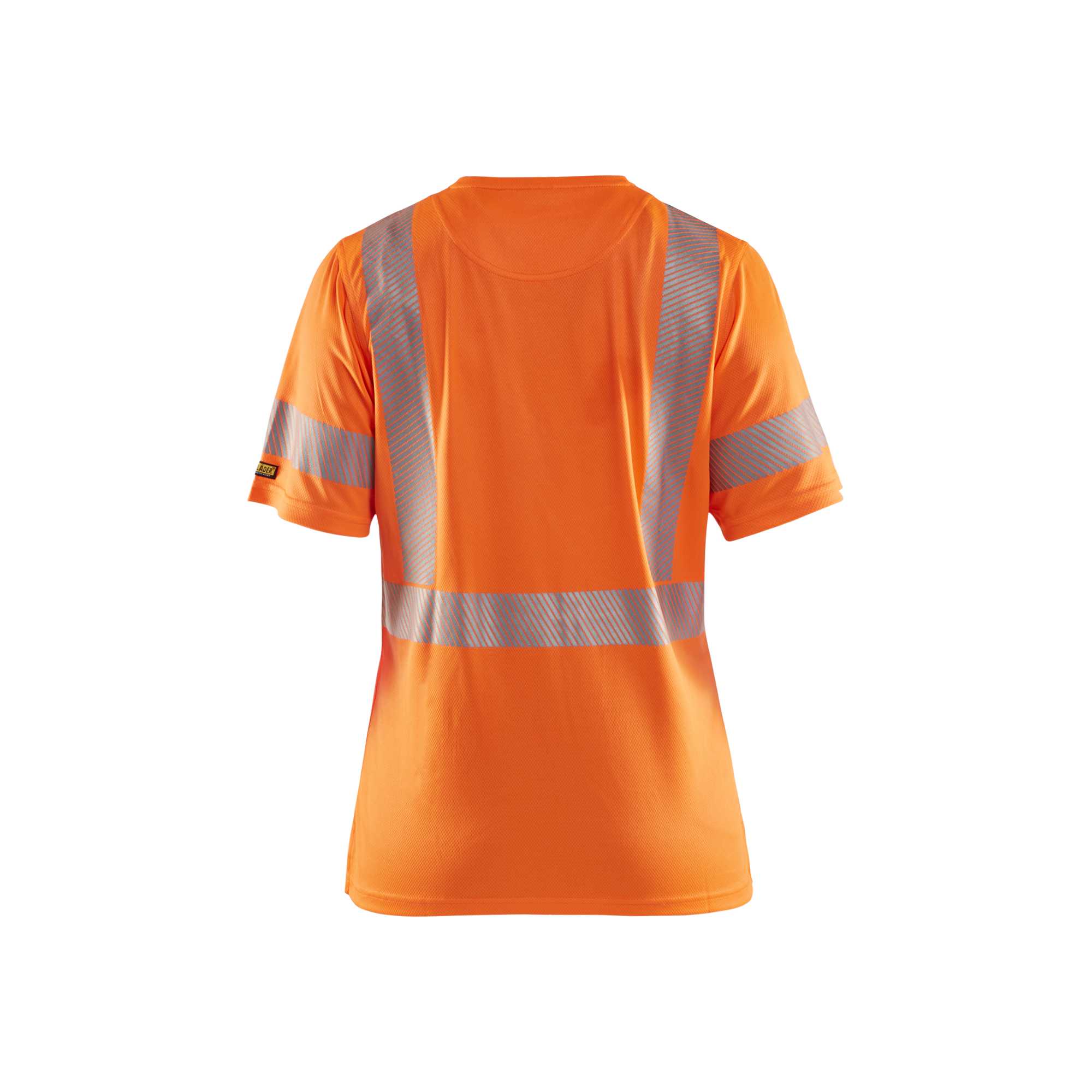 BLAKLADER 33361013 Women's UV protected Hi Vis T shirt Hi Vis Reflective Short Sleeve Work T-Shirt WOMEN - 100% Polyester