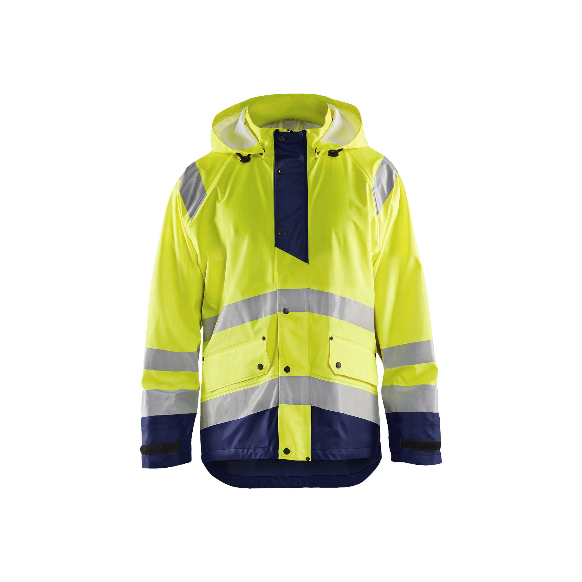 BLAKLADER 43232000 Rain jacket Hi Vis Level 1 Hi Vis Reflective Rain Jacket MEN - Waterproof