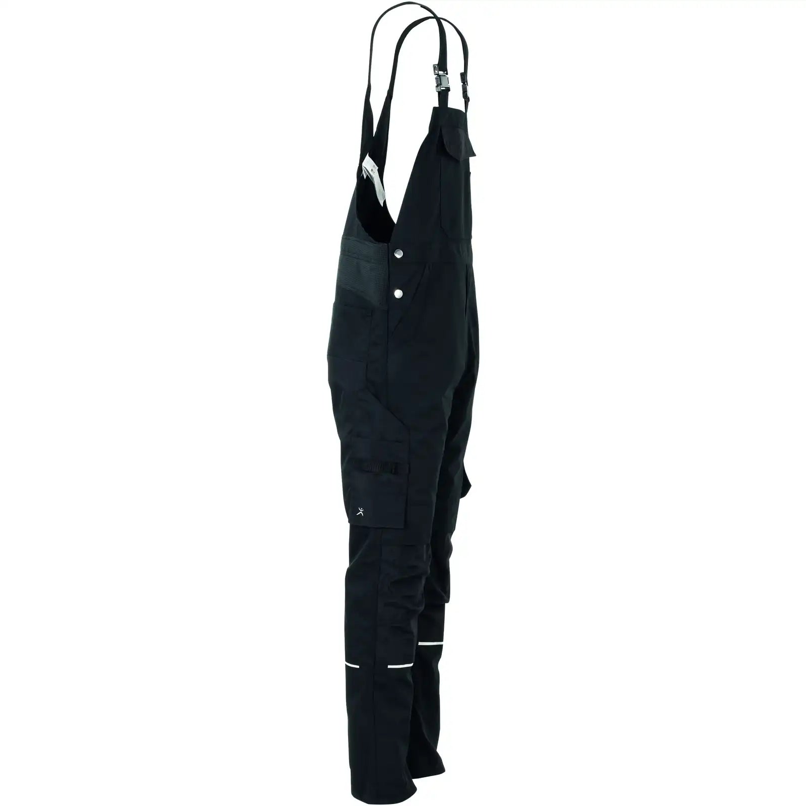 Planam Norit Herren Latzhose schwarz/schwarz 102 schwarz/schwarz - Produktbild ohne Model