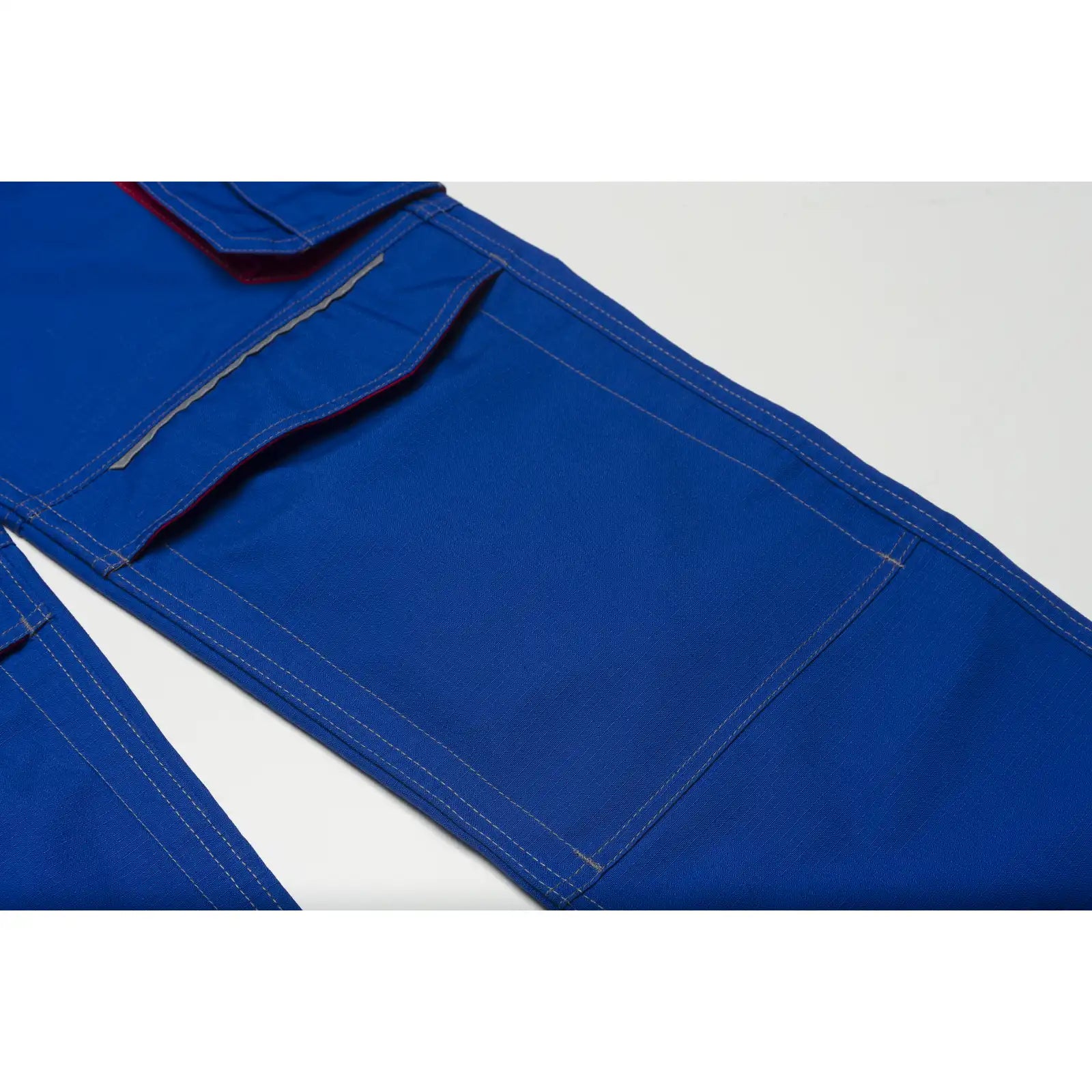Planam Basalt Bundhose kornblumenblau/rot 102 kornblumenblau/rot - Extra Detailbild