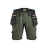 BLAKLADER 19721149 | STRIKER Craftsman Shorts with stretch Work Shorts Men - CORDURA Denim