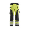 BLAKLADER 15681811 | Hi Vis craftsman trousers Hi Vis Reflective Work Trousers Men - Twill Fabric