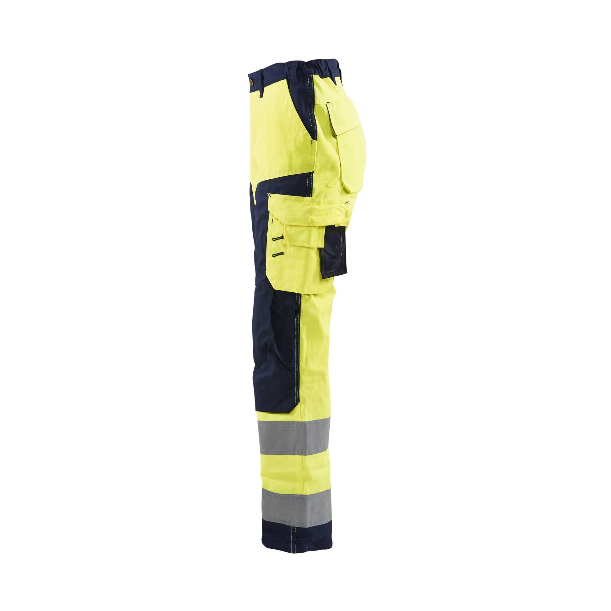 BLAKLADER 71551811 | Women's Hi Vis Trousers Hi Vis Reflective Work Trousers Women - twill fabric