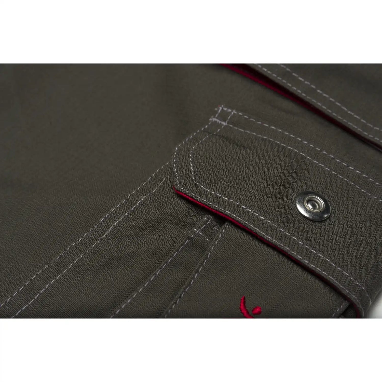 Planam Basalt Shorts anthrazit/rot S anthrazit/rot - Extra Detailbild