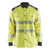 BLAKLADER 32391517 Multinorm shirt Hi Vis Reflective Long Sleeve Work Shirt MEN - Flame Retardant