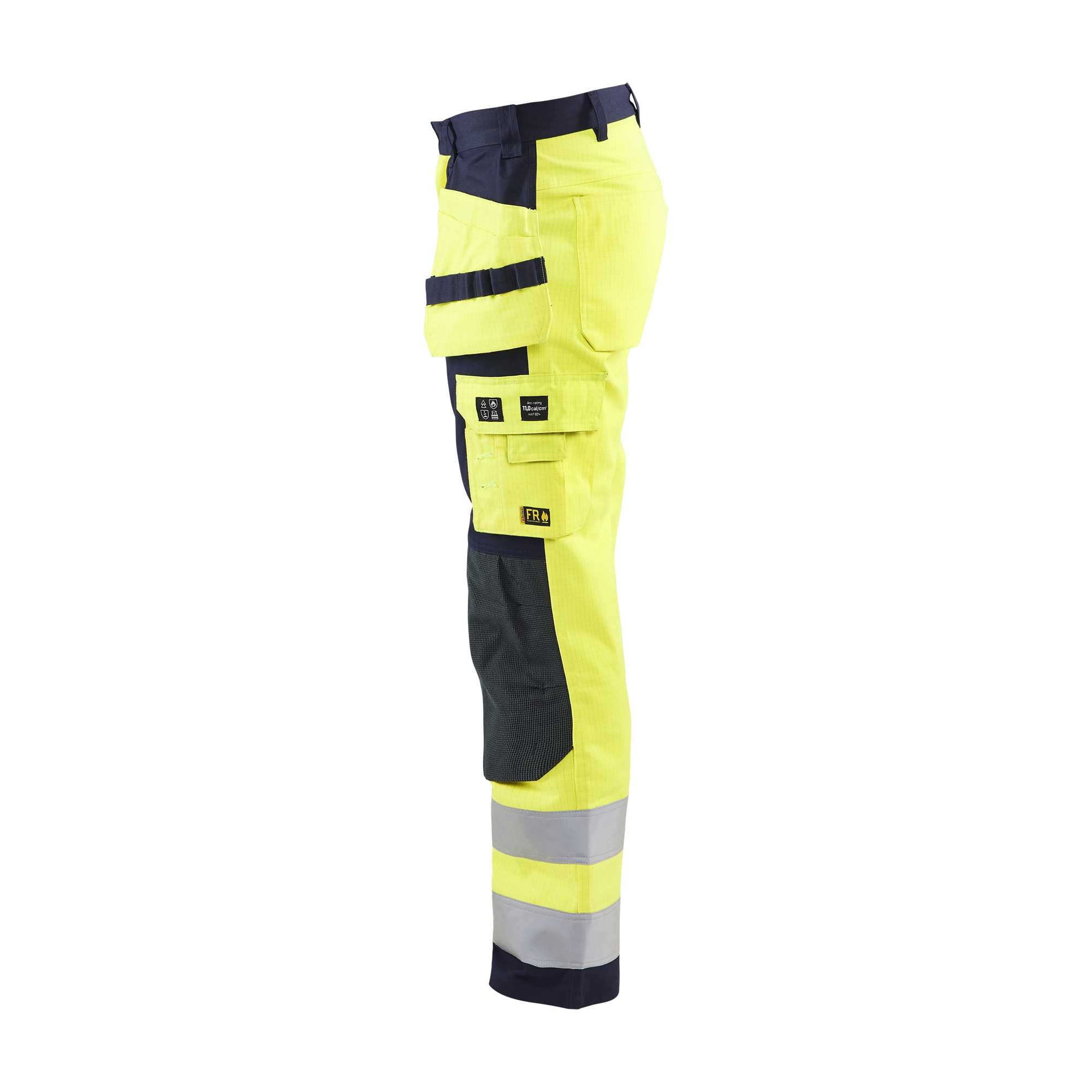 BLAKLADER 15791514 | Multinorm Craftsman Trousers Hi Vis Reflective Work Trousers Men - Antistatic