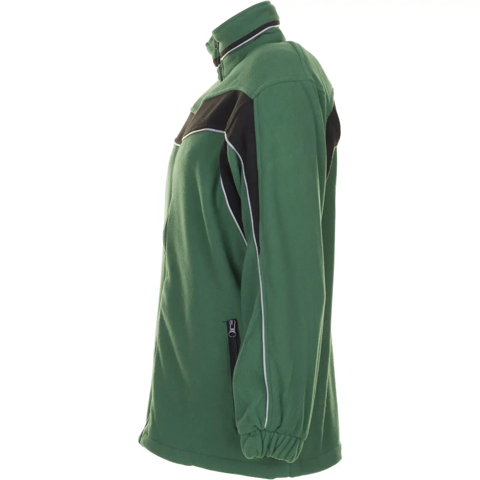 Planam Plaline Fleecejacke grün/schwarz XS grün/schwarz - Produktbild ohne Model
