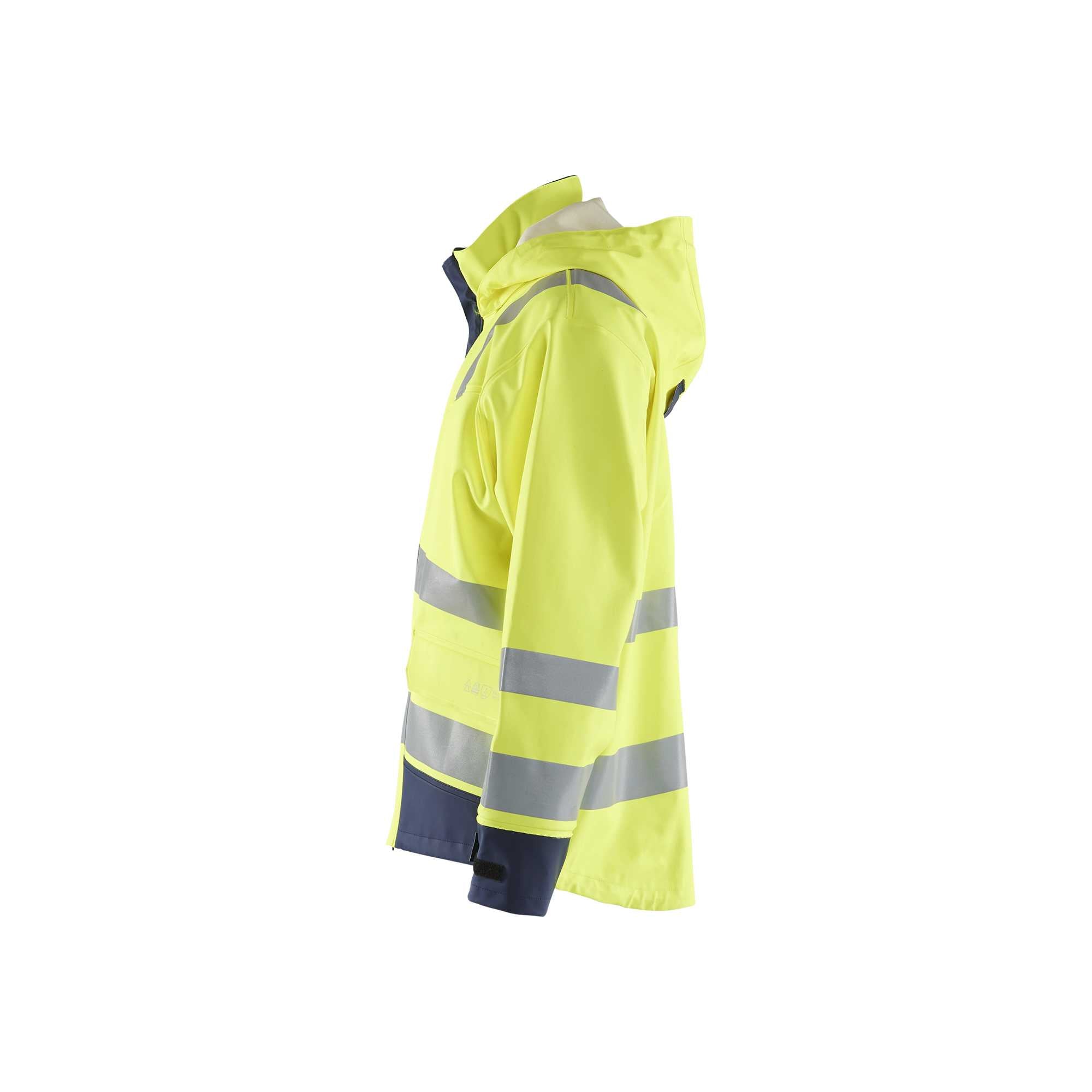 BLAKLADER 43132022 Multinorm raincoat Level 2 Hi Vis Reflective Rain Jacket MEN - Water Repellent