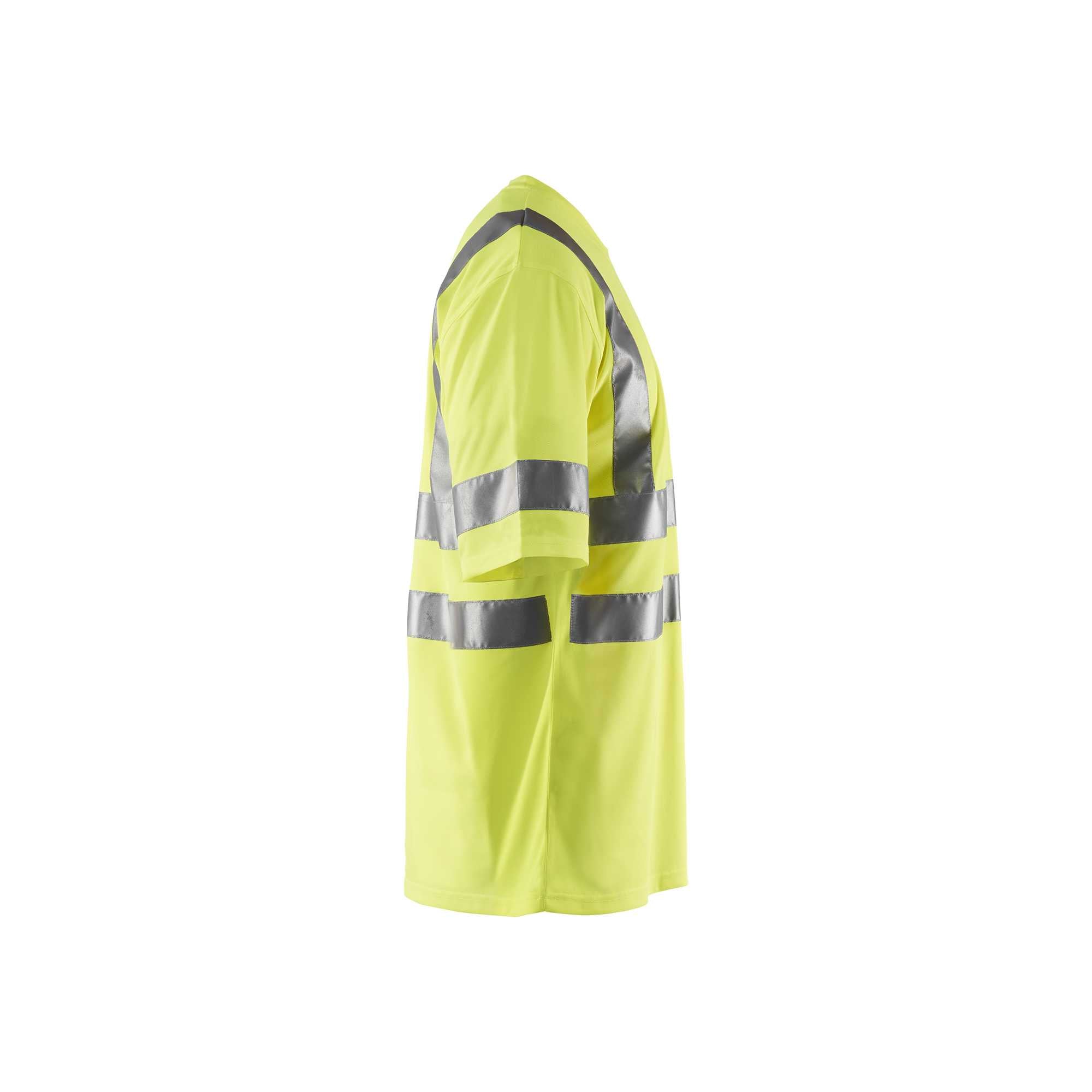BLAKLADER 34131009 Hi Vis T shirt Hi Vis Reflective Short Sleeve Work T-Shirt MEN - 100% Polyester