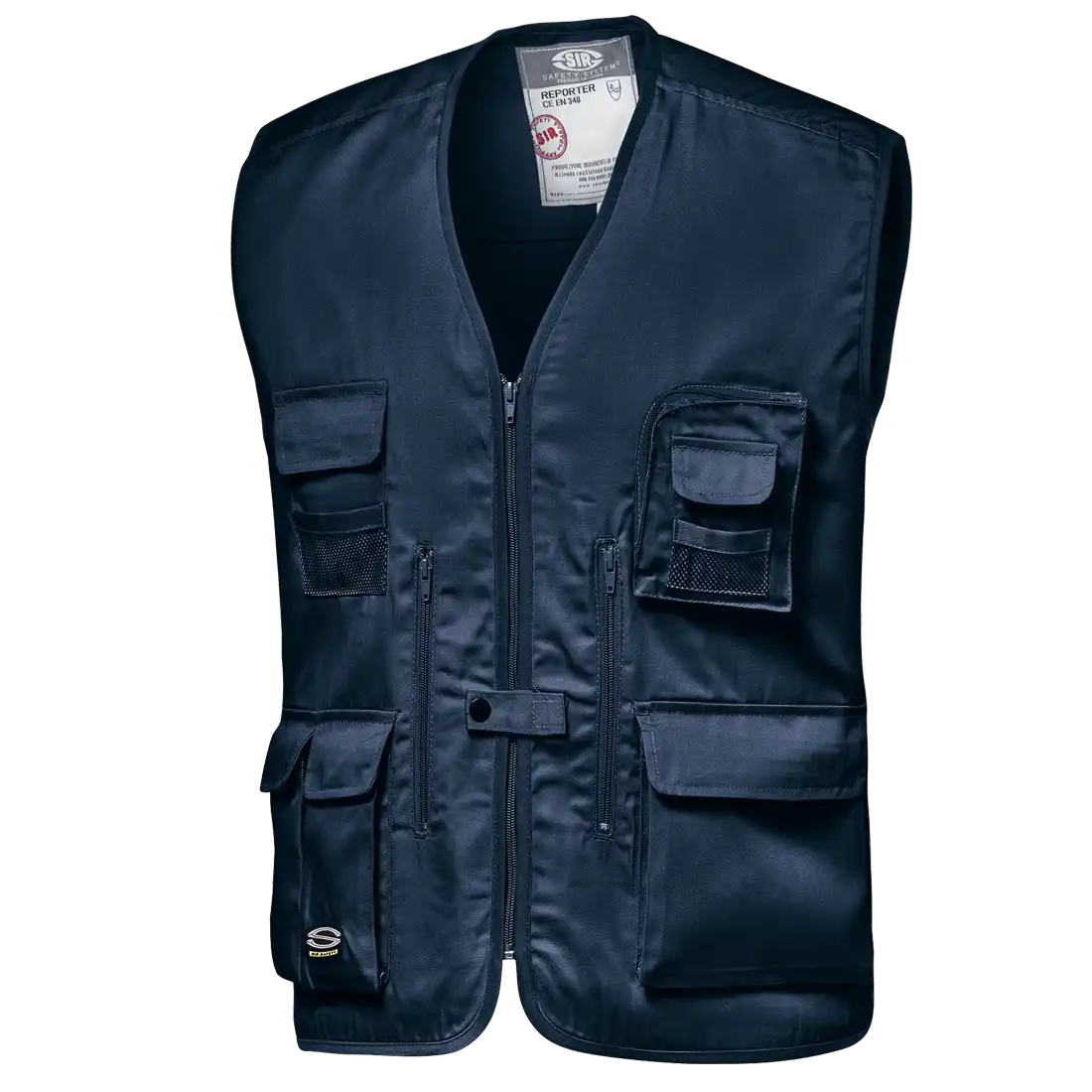 REPORTER WAISTCOAT - Adjustable Waist - Multi-Pocket Design - Lightweight Fabric