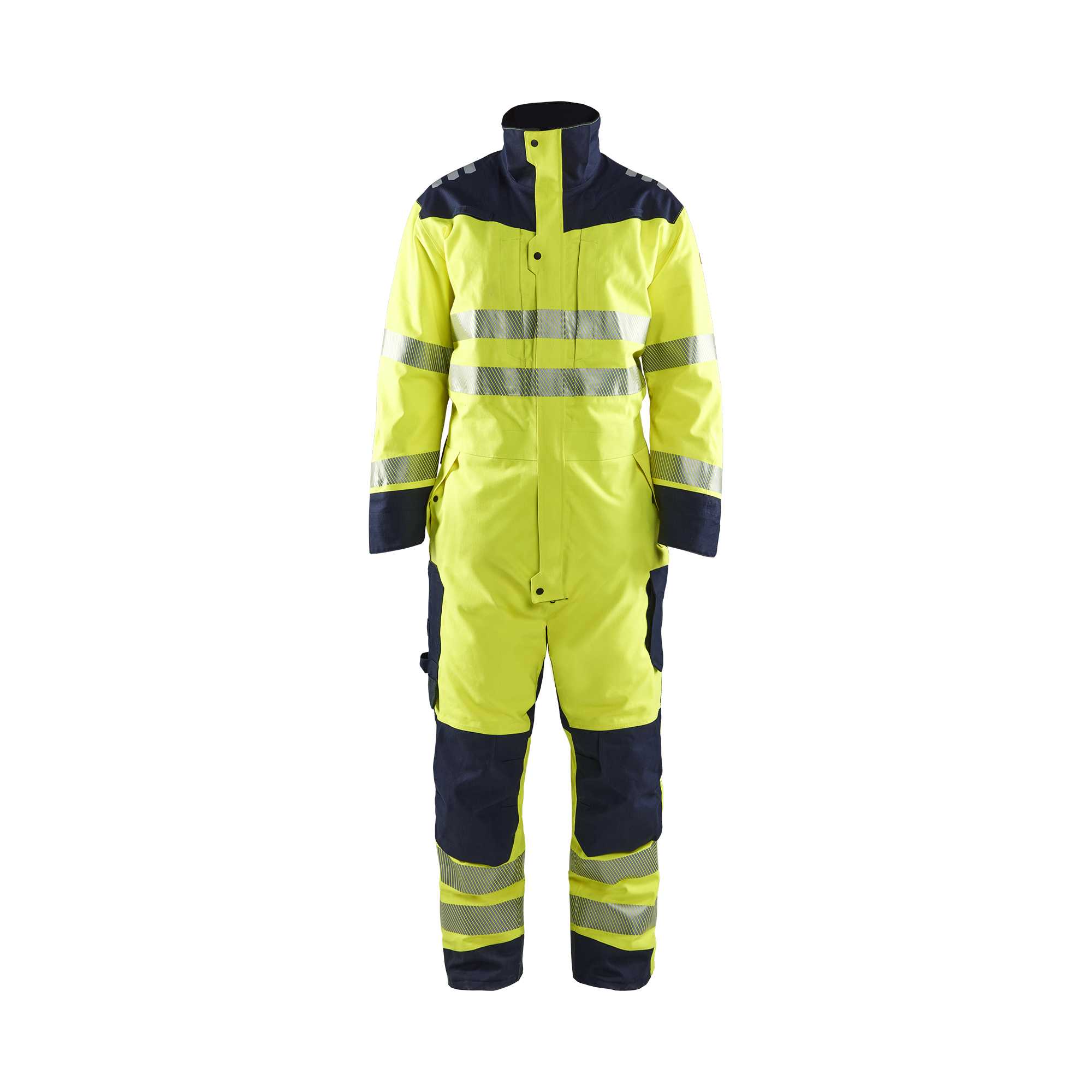 BLAKLADER 63171534 MULTINORM WINTER OVERALL Hi Vis Reflective Work Coverall Men - Ripstop Fabric