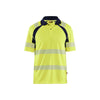 BLAKLADER 35951013 HI VIS UV PROTECTED POLO SHIRT Hi Vis Reflective Short Sleeve Work Polo MEN - 100% Polyester