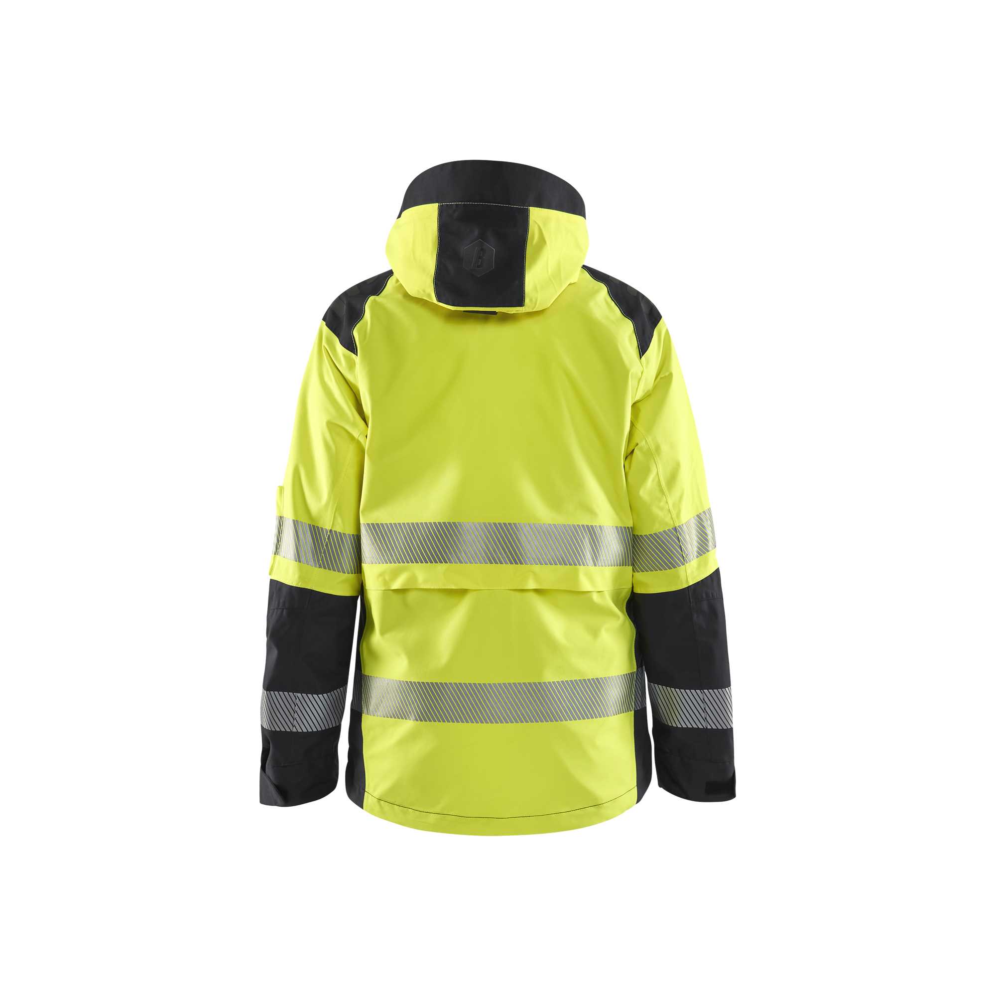 BLAKLADER 44361987 Women’s Hi Vis Shell Jacket Hi Vis Reflective Shell Work Jacket WOMEN - Waterproof