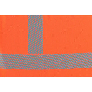 Planam Norit Warnschutz T-Shirt kurzarm orange  XS orange - Extra Detailbild