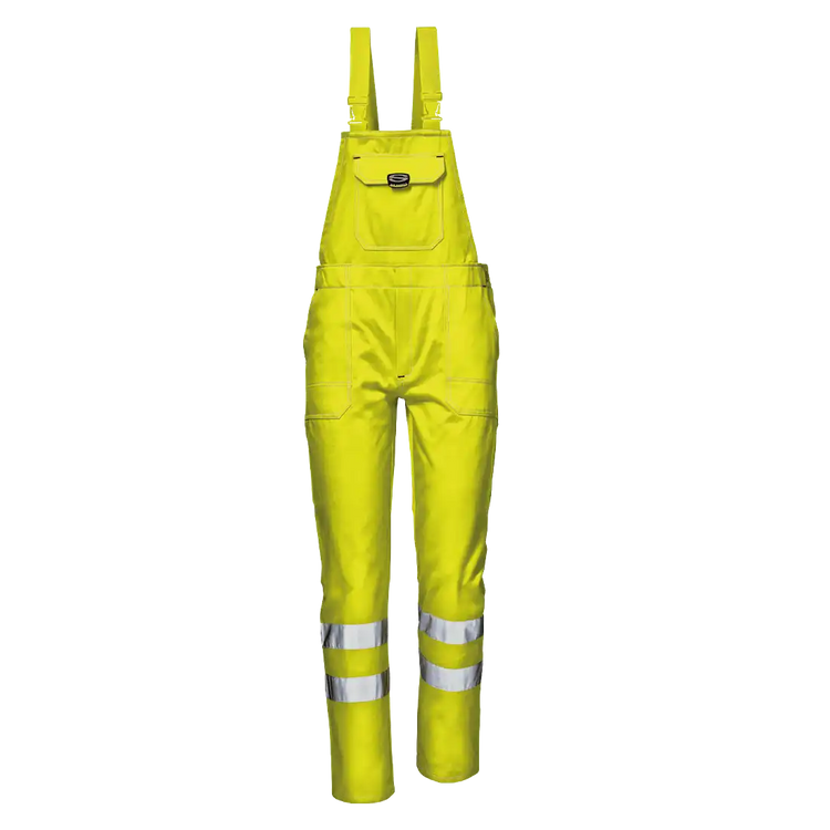 SIR SAFETY VELVET Hi Vis Reflective Work Bib Trousers Men - Cold Resistant