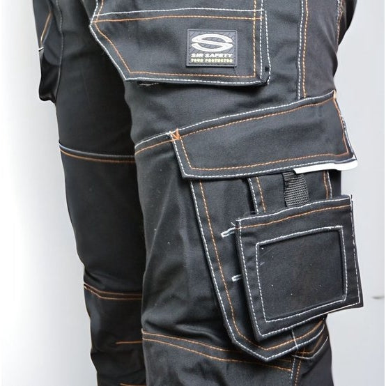 GEMINI TROUSERS Work Trousers - Reflective Inserts - Stretch Canvas - Cordura Reinforcements - Image 6