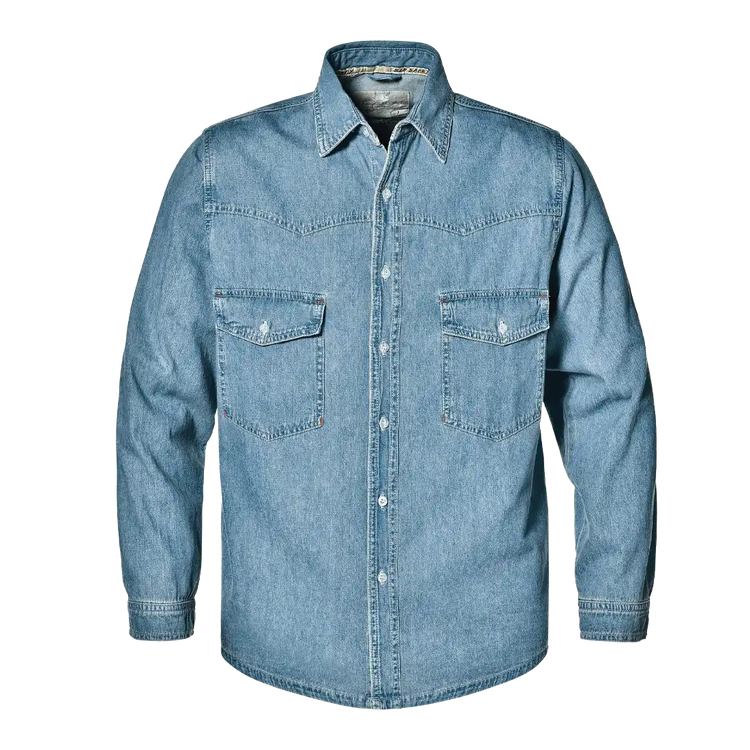 SIR SAFETY JEANS Long Sleeve Work Shirt MEN - 100% Cotton
