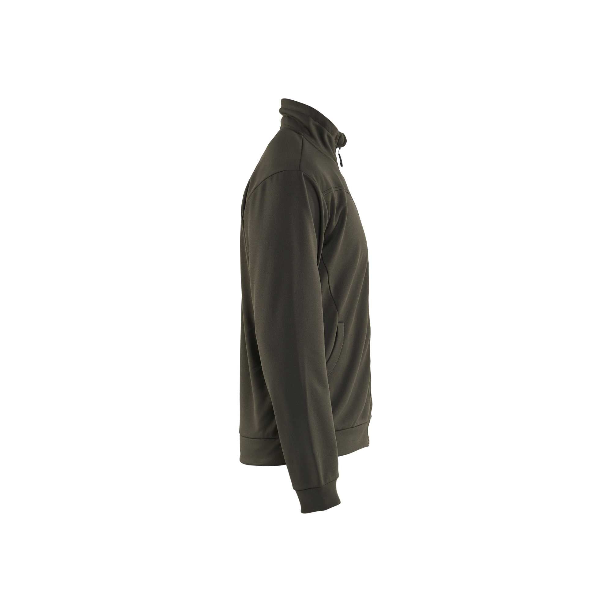 BLAKLADER 33622526 Sweatshirt With Full Zip Work Sweatshirt MEN - Pique Fleece