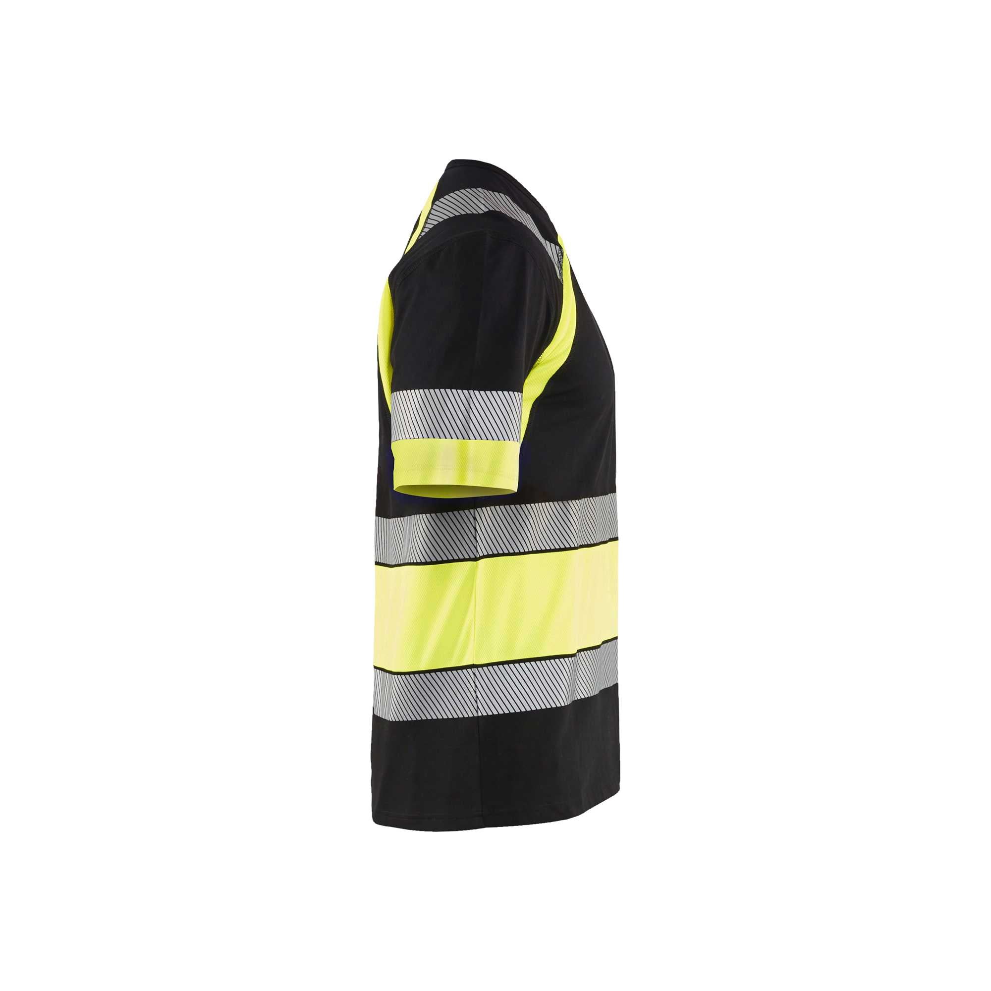 BLAKLADER 34211030 Hi Vis T shirt Hi Vis Reflective Short Sleeve Work T-Shirt MEN - 100% Cotton