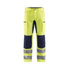 BLAKLADER 15851811 | Hi Vis trousers with stretch Hi Vis Reflective Work Trousers Men - Class 2 Certified