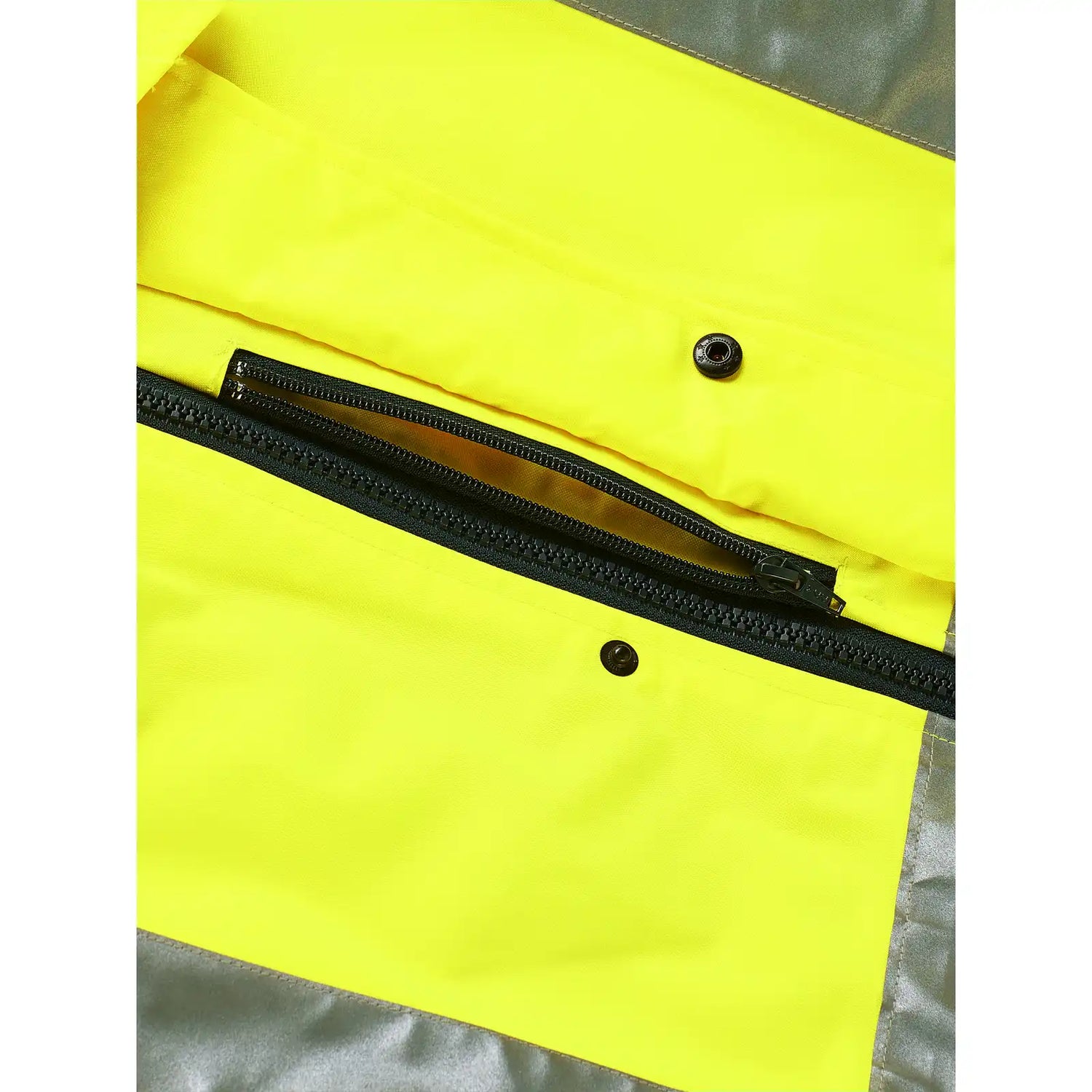 Planam Warnschutz Parka orange/grün S orange/grün - Extra Detailbild