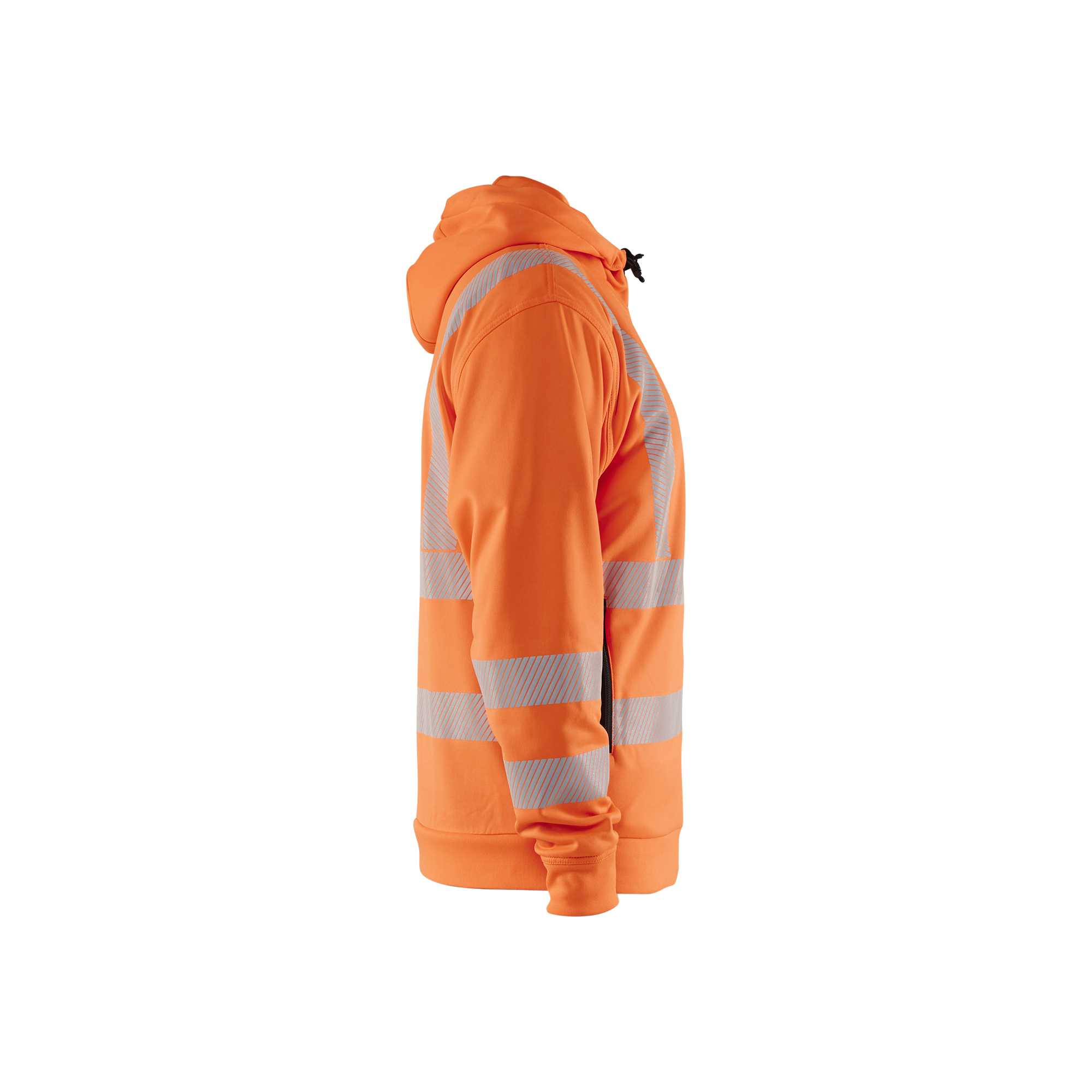 BLAKLADER 35652538 Hi Vis Hoodie Full Zip Hi Vis Reflective Hoodie Work Sweatshirt MEN - Breathable