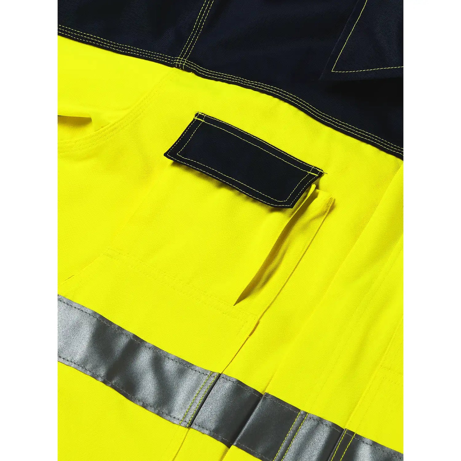 Planam Warnschutz Bundjacke gelb/marine 102 gelb/marine - Extra Detailbild