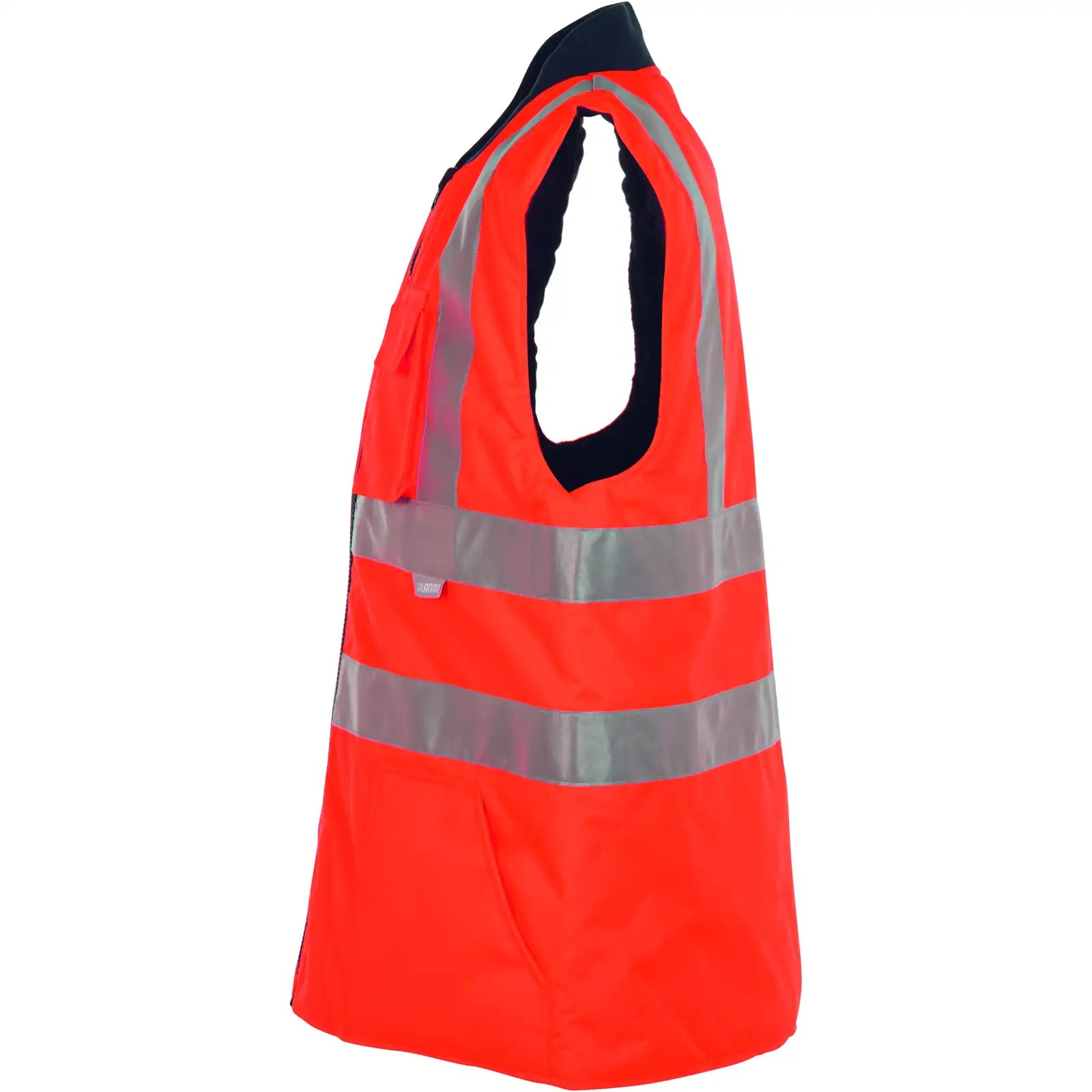 Planam Warnschutz Winterweste uni orange S uni orange - Produktbild ohne Model