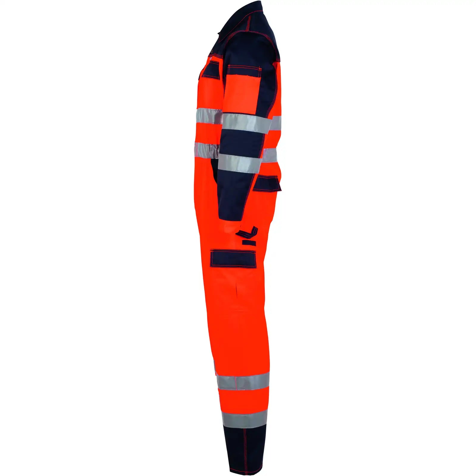 Planam Warnschutz Rallyekombi orange/marine 102 orange/marine - Produktbild ohne Model