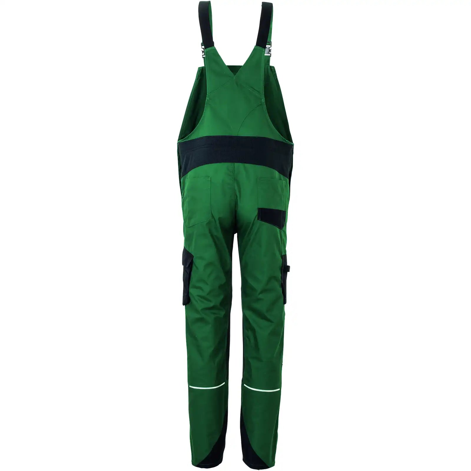 Planam Norit Herren Latzhose grün/schwarz 102 grün/schwarz - Produktbild ohne Model