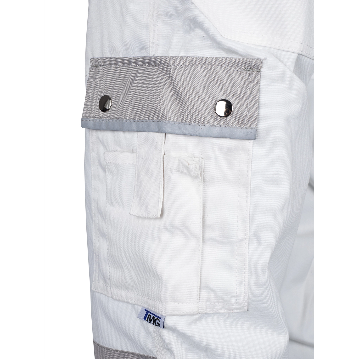 TMG Style Work trousers white - Bundhose-Style-white-detail-2